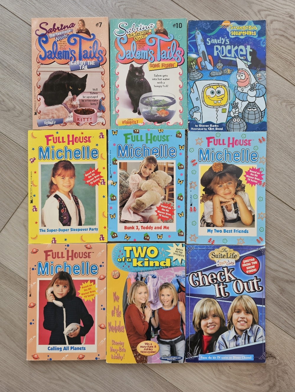 Vintage 2000s Paperback Chapter Book Novel Lot of 9 Books